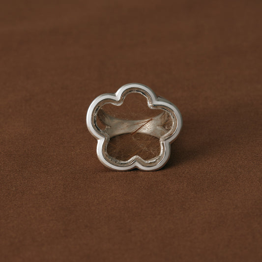 2510 Rutilated Quartz | One of a Kind Mibu white Ring