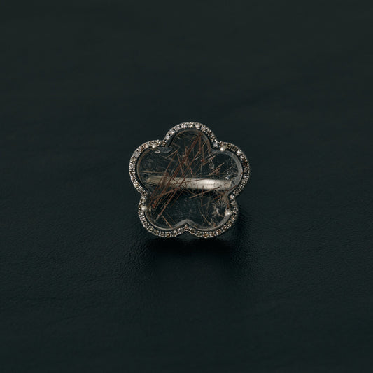 2402 Rutilated Quartz | One of a Kind Reni Ring