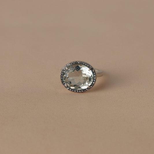 2461 Green Amethyst | Reni Ring