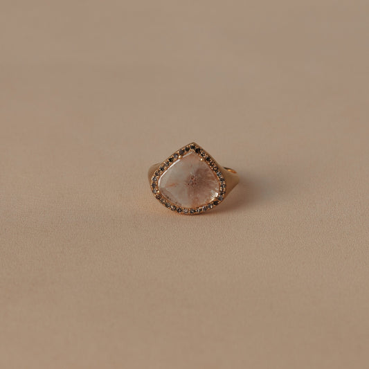 2546 Slice Diamond | K18YG One of a Katia Ring