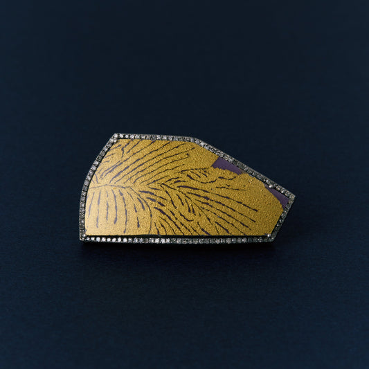 2719 Kutani porcelain 錦山窯 | One of a kind Canan Ring