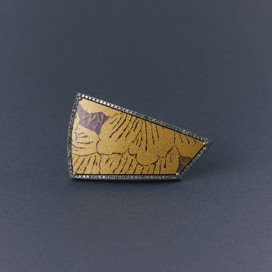 2720 Kutani porcelain 錦山窯 | One of a kind Canan Ring