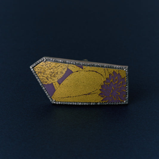 2722 Kutani porcelain 錦山窯 | One of a kind Canan Ring