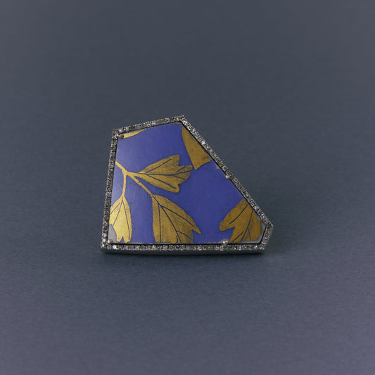 2724 Kutani porcelain 錦山窯 | One of a kind Canan Ring