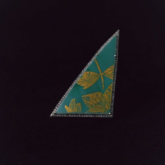 2749 Kutani porcelain 錦山窯 | One of a kind Canan Ring