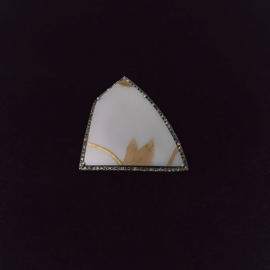 2758 Kutani porcelain 錦山窯 | One of a kind Reni Ring