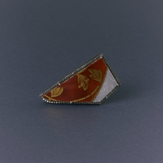 2763 Kutani porcelain 錦山窯 | One of a kind Reni Ring