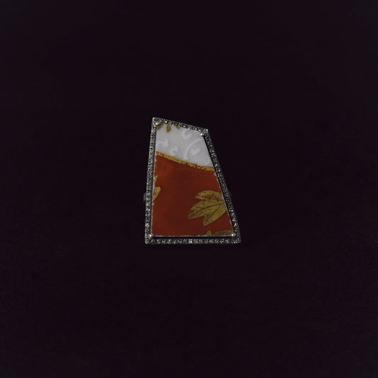 2764 Kutani porcelain 錦山窯 | One of a kind Reni Ring
