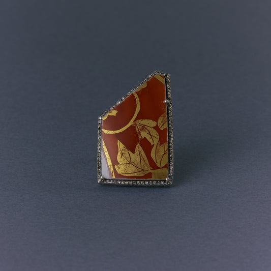 2769 Kutani porcelain 錦山窯 | One of a kind Reni Ring
