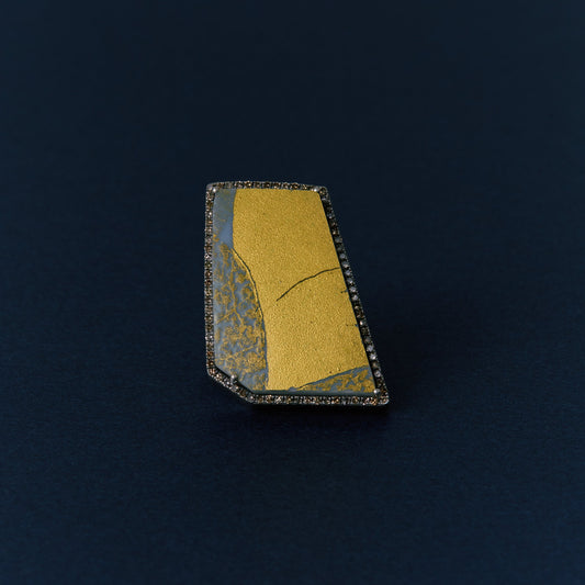 2786 Kutani porcelain 錦山窯 | One of a kind Reni Ring