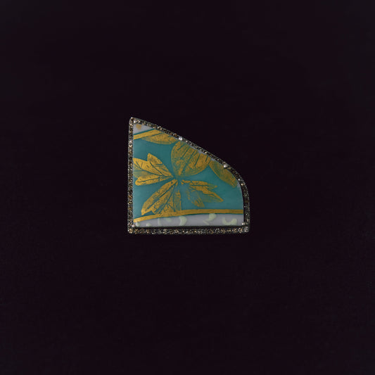 2788 Kutani porcelain 錦山窯 | One of a kind Reni Ring