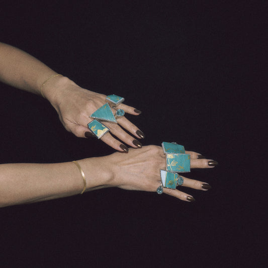 2748 Kutani porcelain 錦山窯 | One of a kind Canan Ring