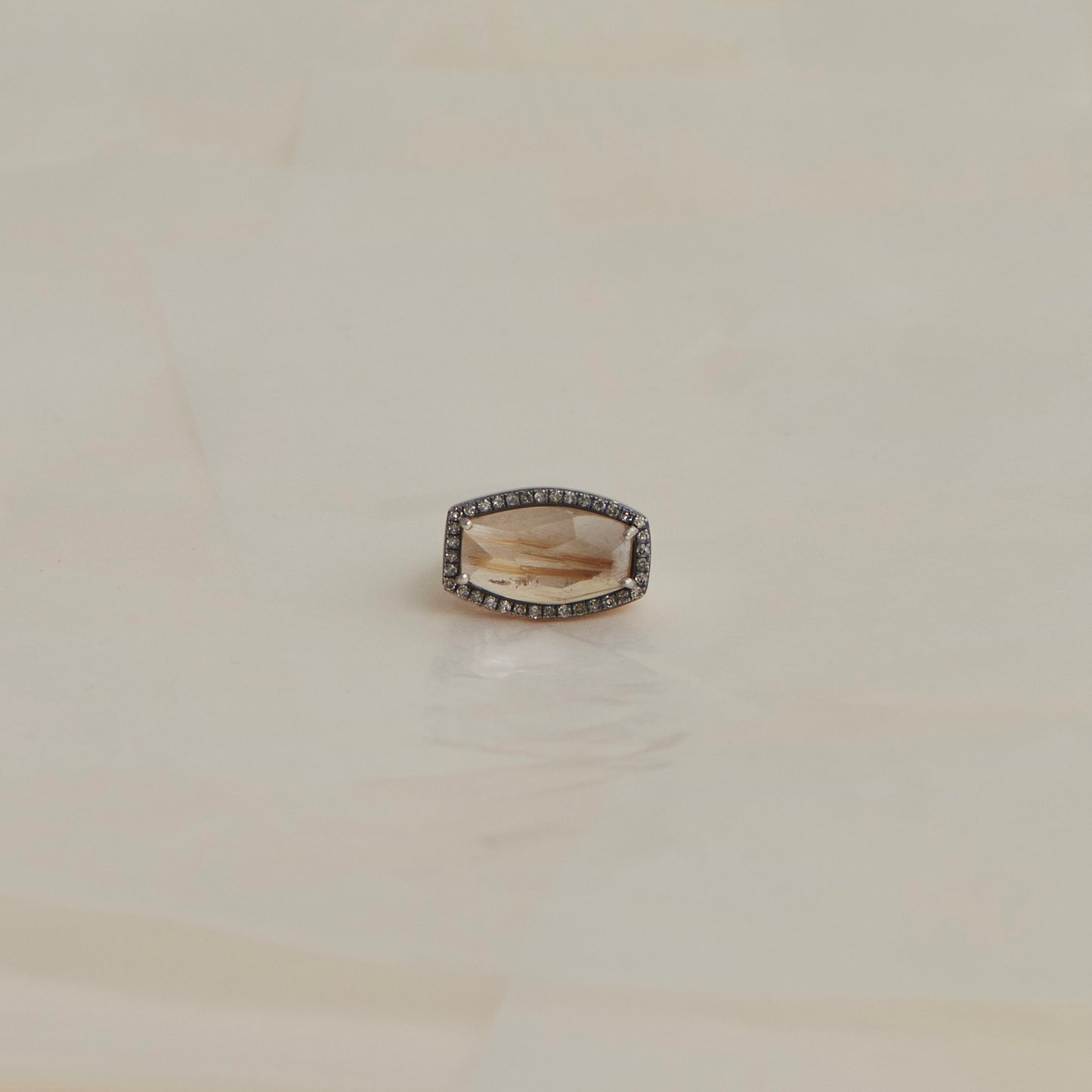 281 Gold Rutilated Quartz | One of a Kind Canan Pinky Ring
