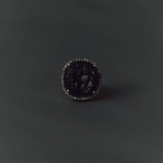 2921 Black Tourmaline | One of Kind Canan Ring