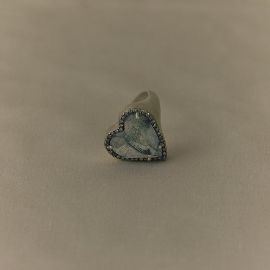 2924 Indigolite in Quartz| One of Kind Canan Ring
