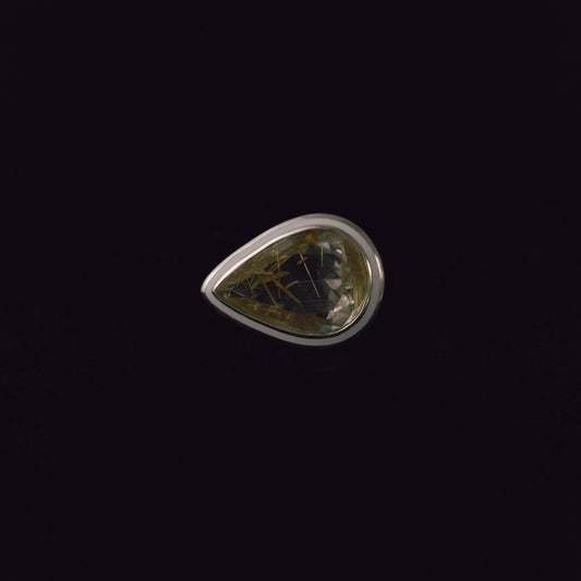 2929 Rutilated Quartz | One of Kind Zenin White Ring