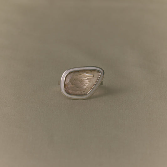 2935 Pink Tourmaline | One of Kind Zenin White Ring