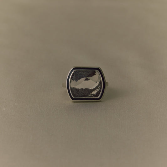 2943 Garden Quartz | One of Kind Zenin Black Ring