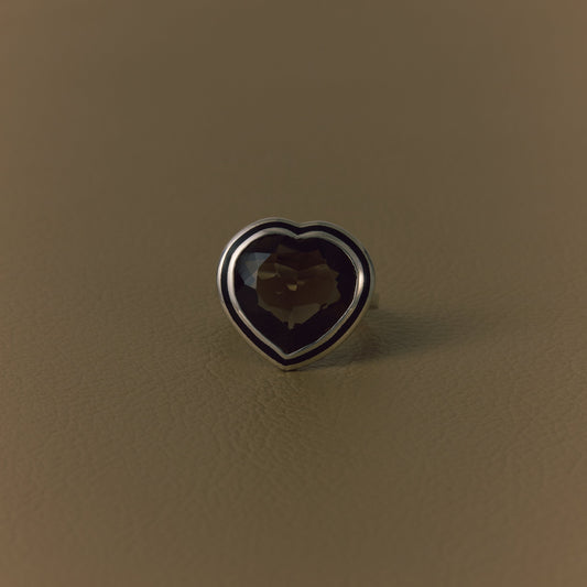 2944 Smoky Quartz | One of Kind Zenin Black Ring
