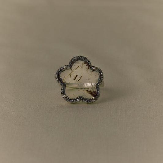2962 Rutilated Quartz | One of Kind Reni Ring
