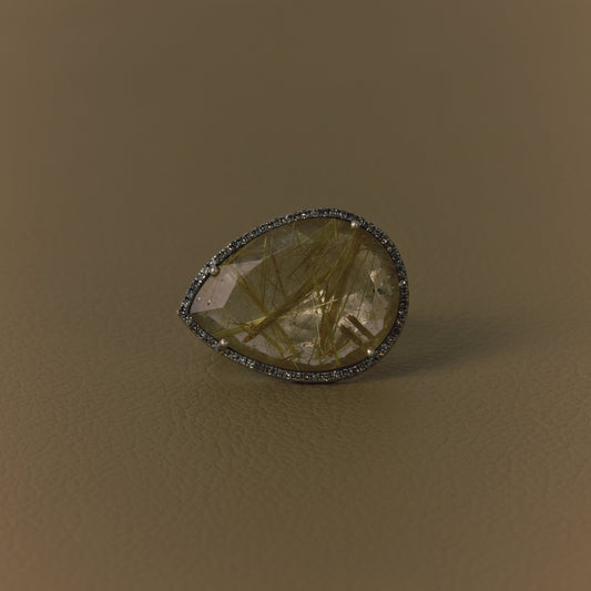 2971 Rutilated Quartz | One of Kind Reni Ring