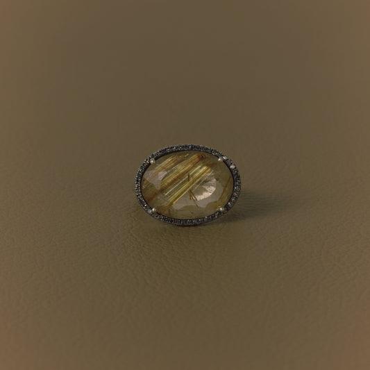 2972 Rutilated Quartz | One of Kind Reni Ring