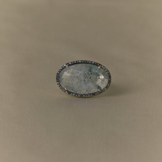 2983 Moss Aquamarine | One of Kind Reni Ring