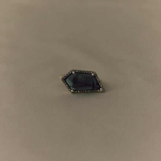 2991 Indigolite Tourmaline | One of Kind Reni Ring