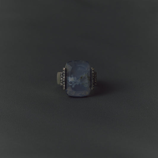 3043 Blue Chalcedony | One of a Kind Adlin Ring