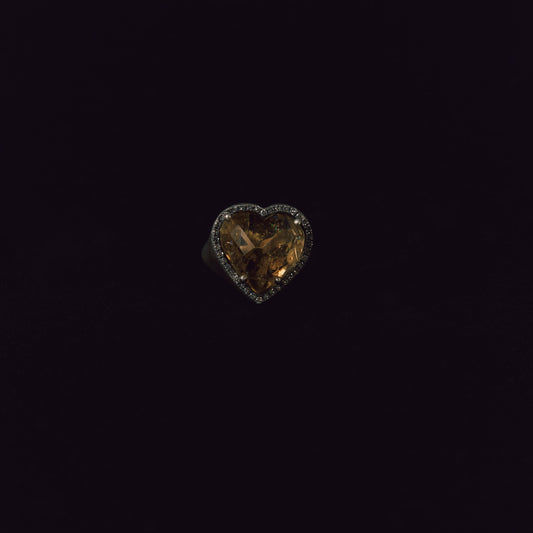 3068 Rainbow Citrine | Canan Pinky Ring