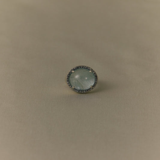 3084 Moss Aquamarine | Canan Pinky Ring