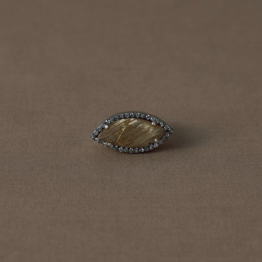 3126 Rutilated Quartz | One of a Kind Canan Ring