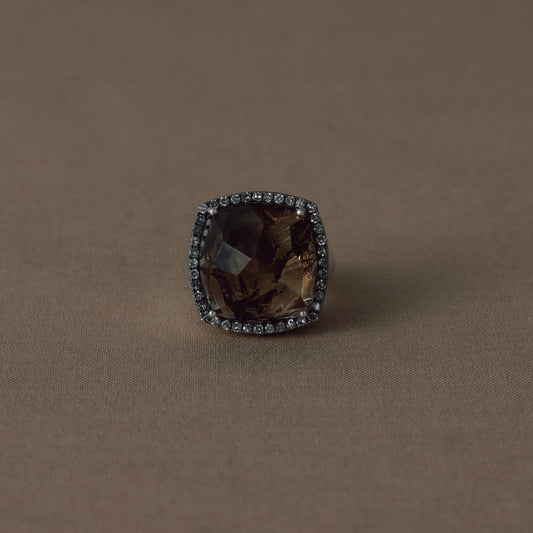 3130 Smoky Quartz | One of a Kind Canan Ring