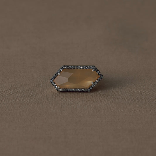 3151 Pink Moon Stone | One of a Kind Canan Ring