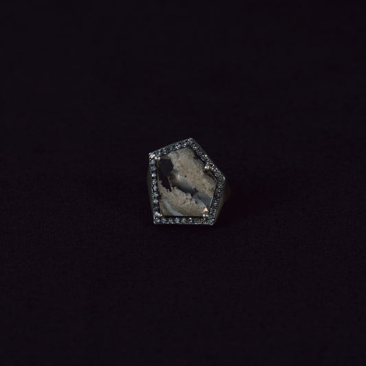 3206 Garden Quartz | One of a Kind Canan Pinky Ring