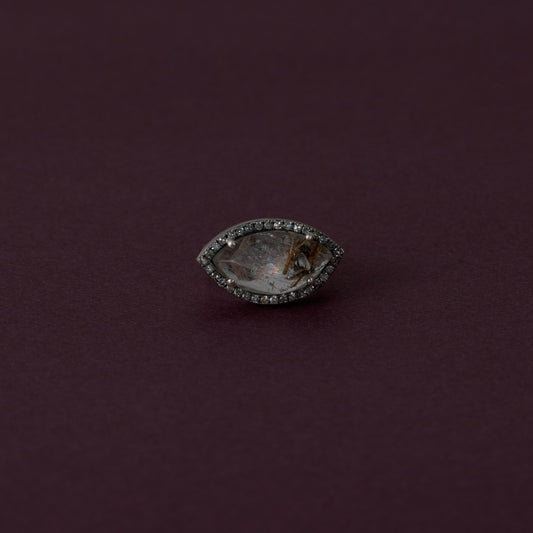 3208 Garden Rutile Quartz | One of a Kind Canan Pinky Ring