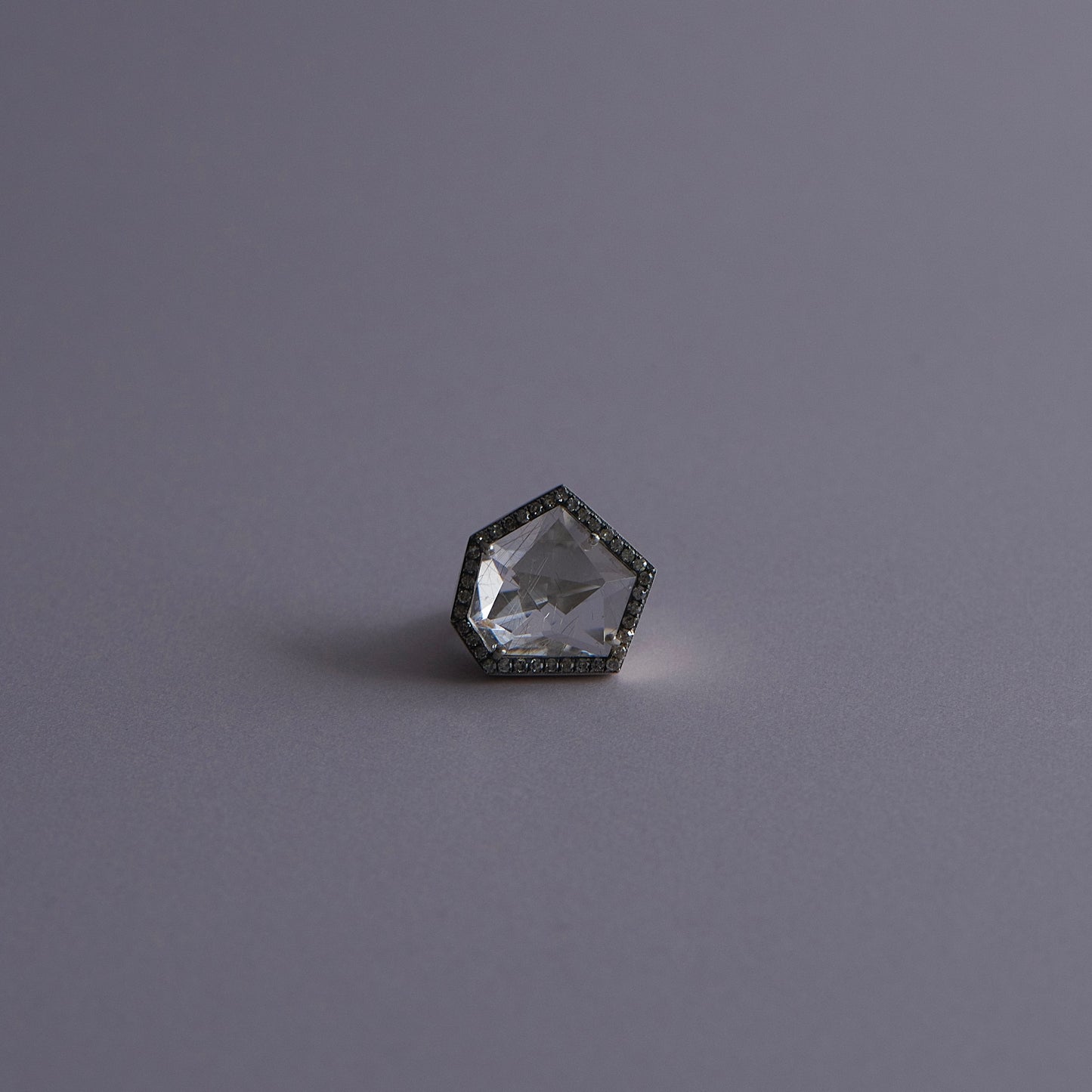 321 Silver Rutilated Quartz | One of a Kind Canan Ring