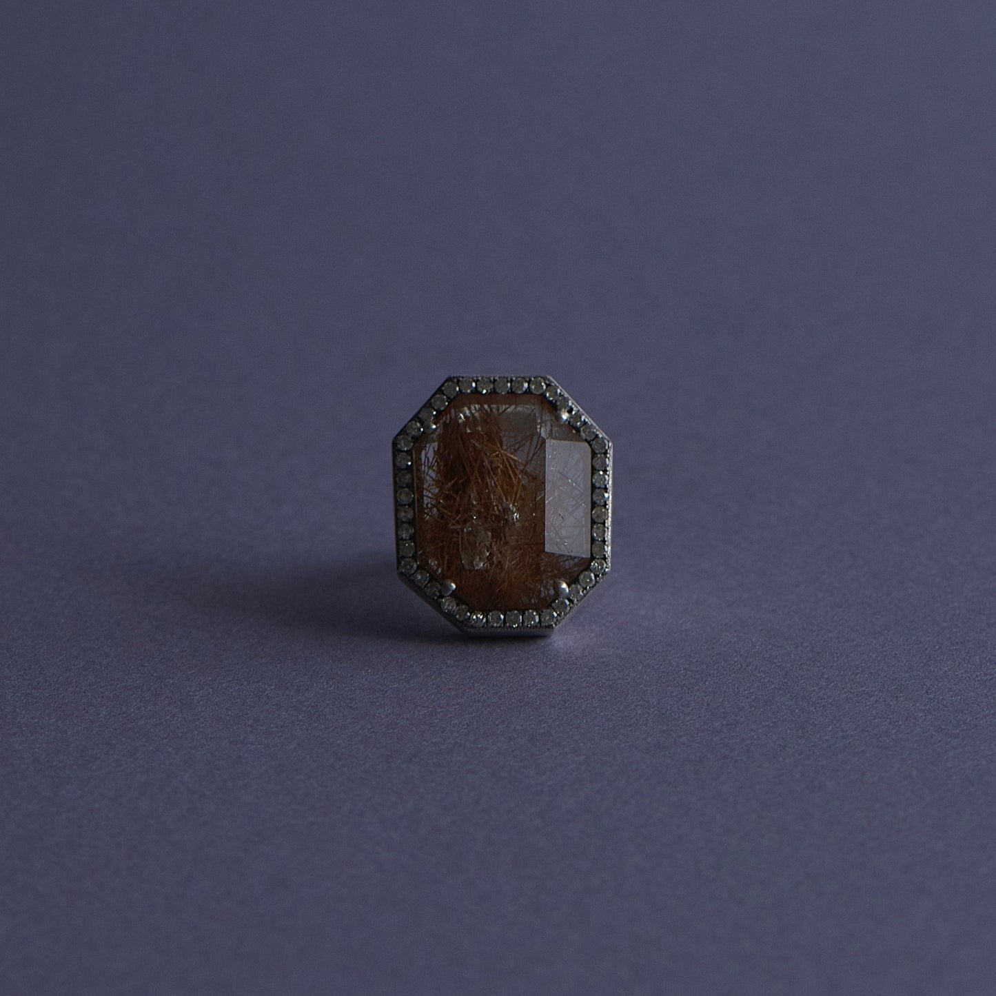 323 Gold Rutilated Quartz | One of a Kind Canan Ring
