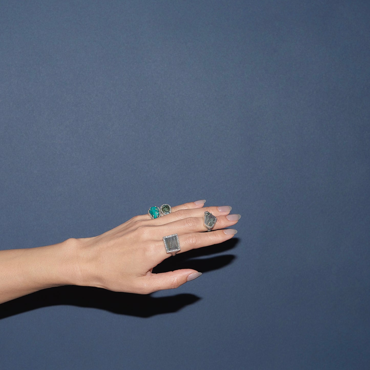 386 Pyrite Turquoise | One of a Kind Canan Pinky Ring