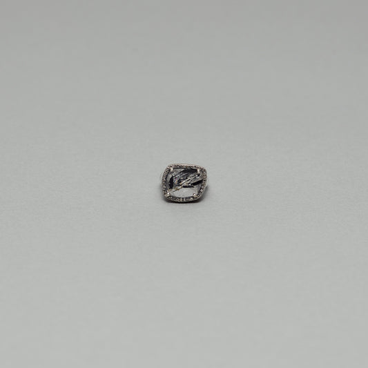 864 Rock Crystal with Tourmaline | One of a Kind Canan Pinky Ring