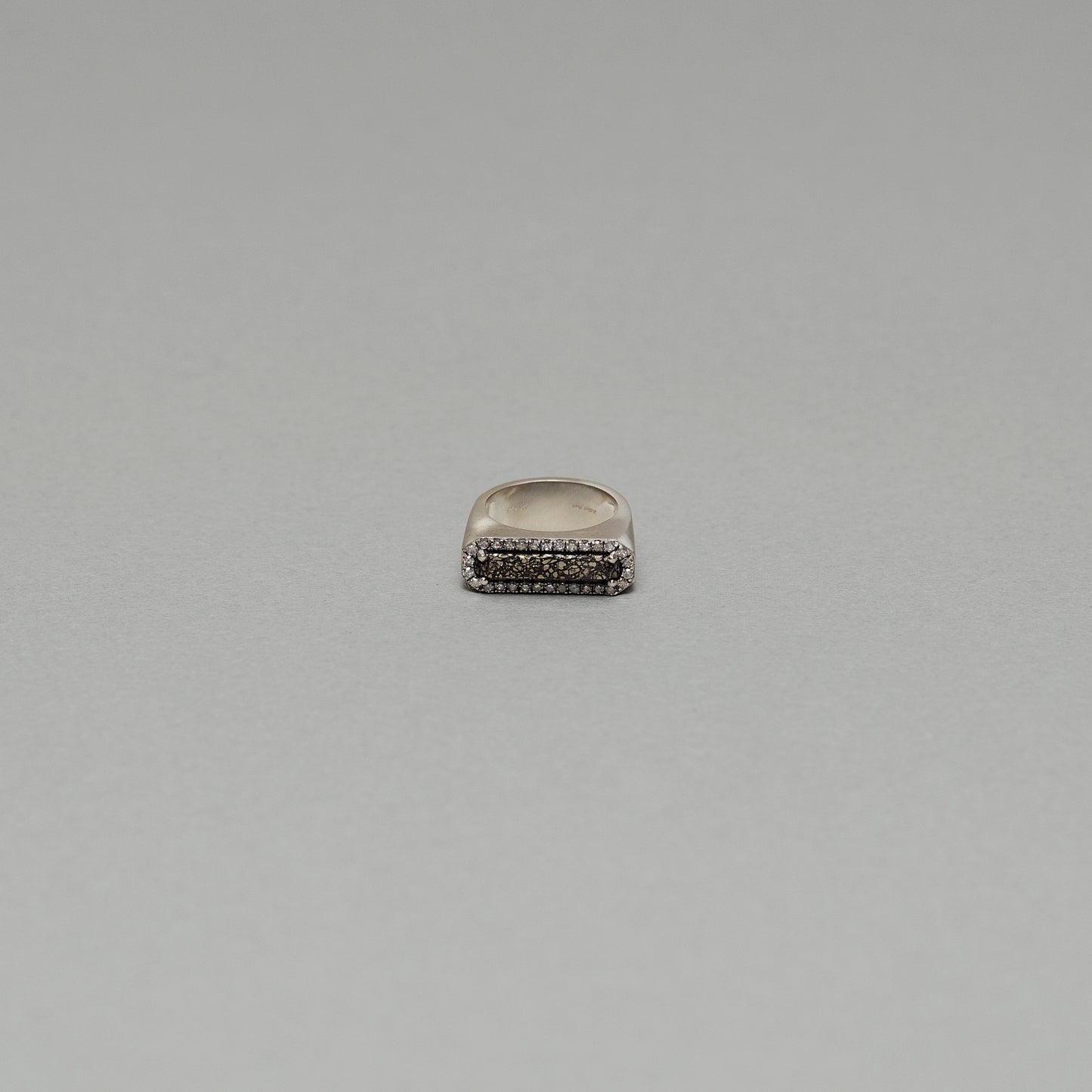 896 Pyrite Agate | One of a Kind Minya Pinky Ring