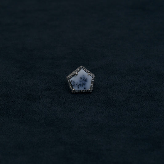 944 Dendrite Agate | One of a Kind Canan Pinky Ring