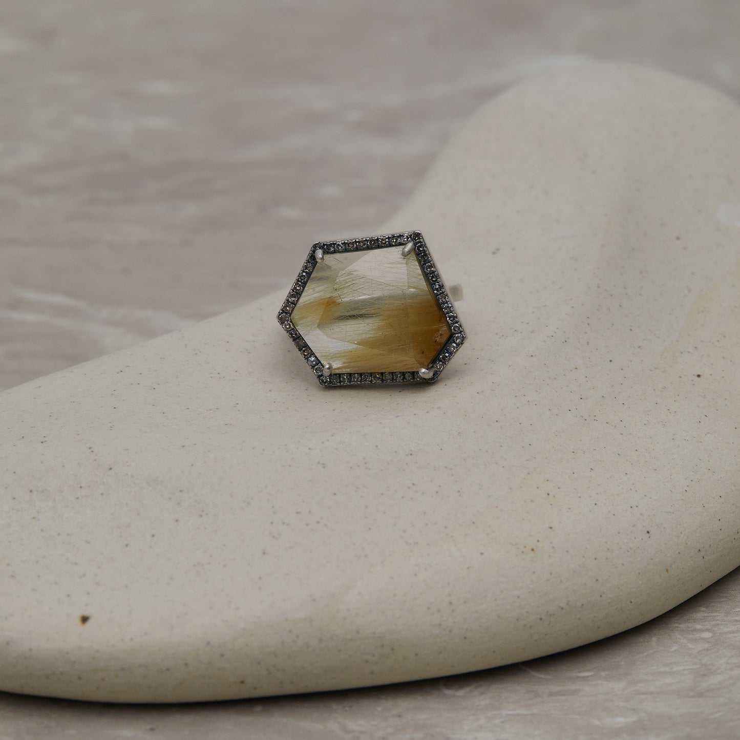 949 Rutilated Quartz | One of a Kind Reni Ring