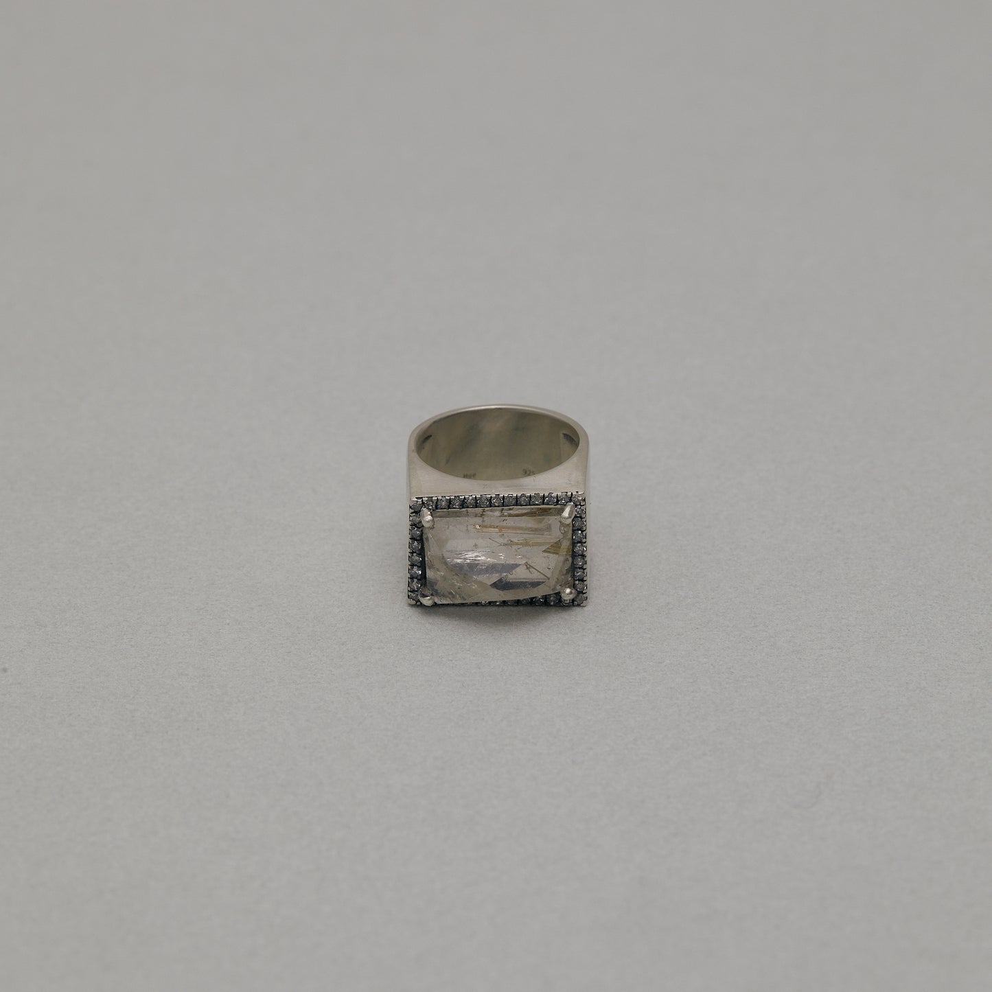 976 Rutilated Quartz | One of a Kind Minya Pinky Ring
