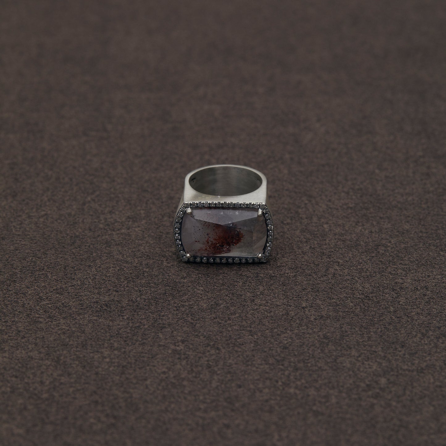 978 Lepidocrocite in Quartz | One of a Kind Minya Pinky Ring