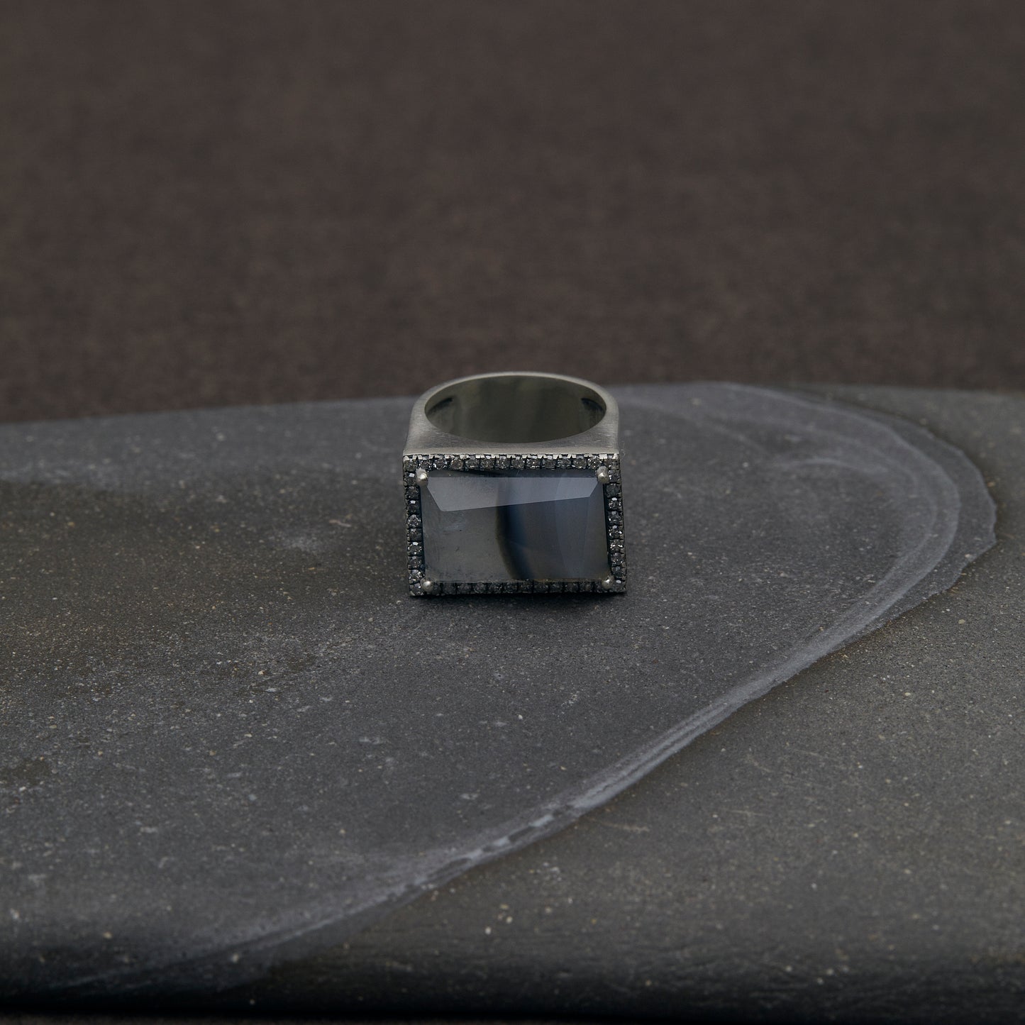 983 Agate | One of a Kind Minya Pinky Ring
