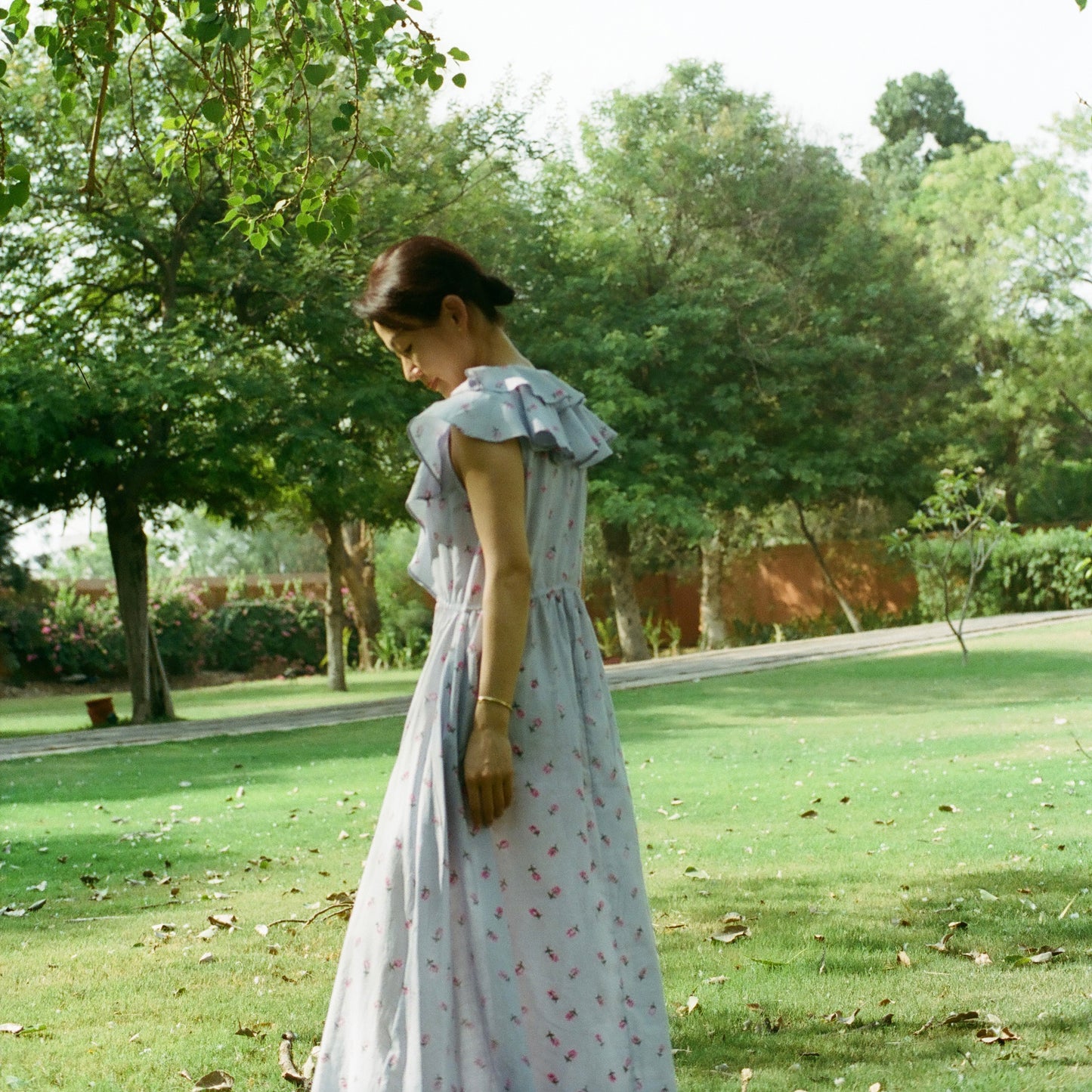 【sumiere】Fennel dress | Glace flower | Lavender