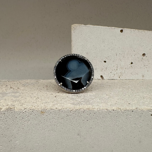 1884 Onyx | One of a Kind Canan Ring