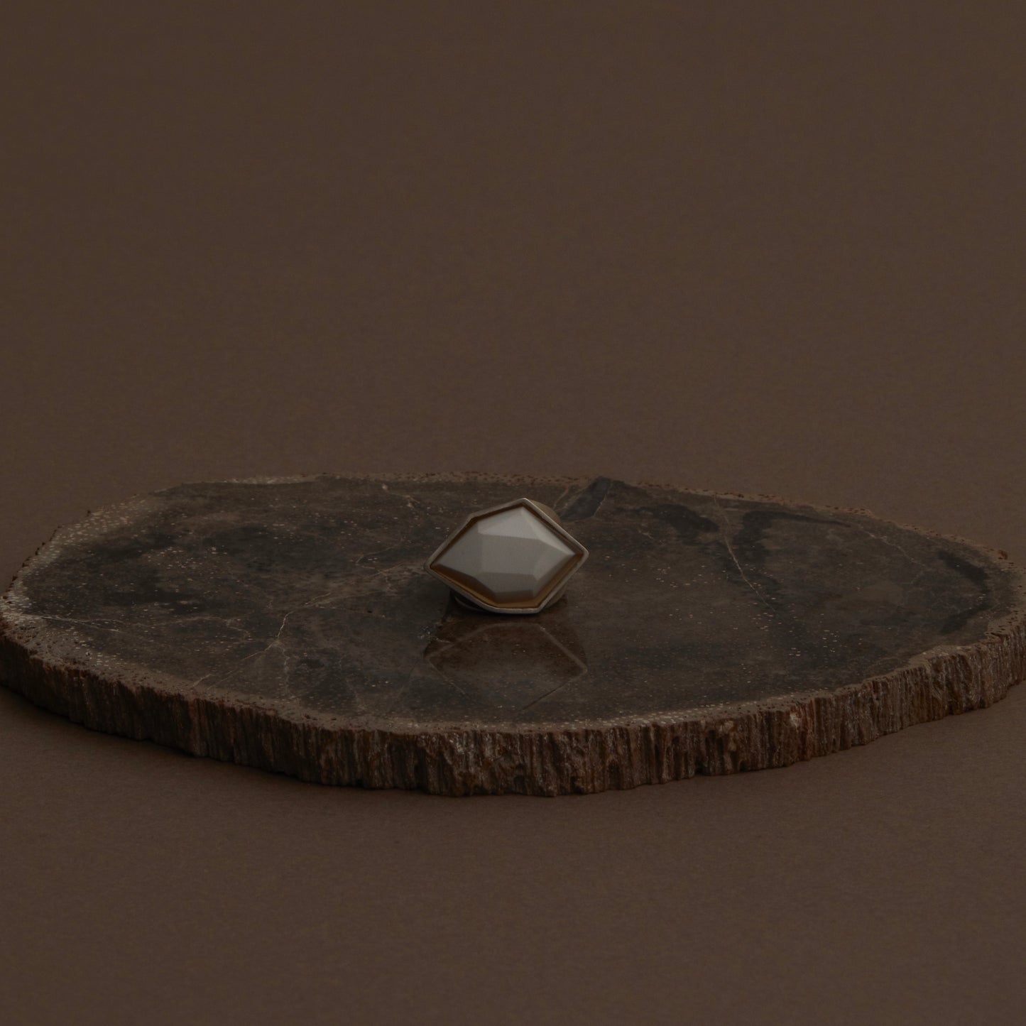 92 Agate | One of a Kind Gimel Ring