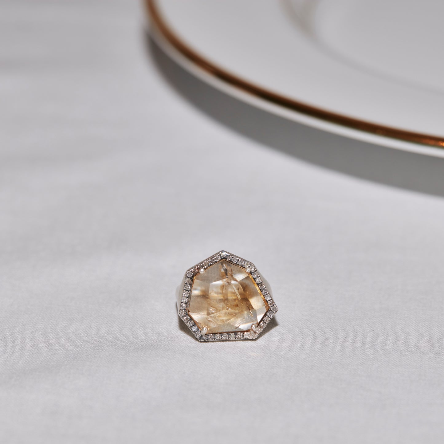 1019 Bi-color Citrine | One of a Kind Canan Ring